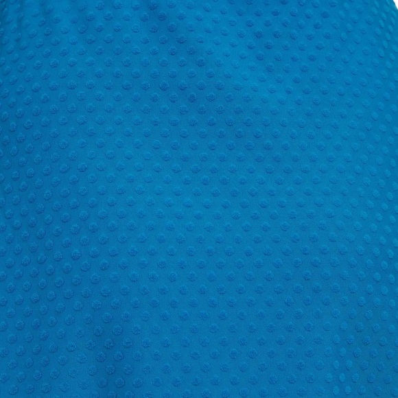 GOTTEX DAY DREAM TEXTURED COVER UP MINI SKIRT WITH SLIT Sea Breeze Blue - Picture 3 of 7